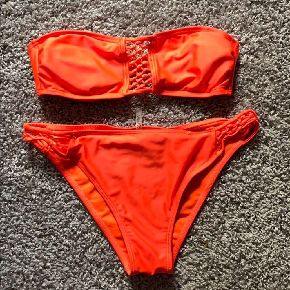 Orange bikini